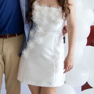Elliatt White Floral Mini Dress